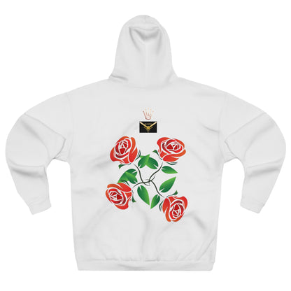 B-Bentley signed Red Rosé crown hoodie