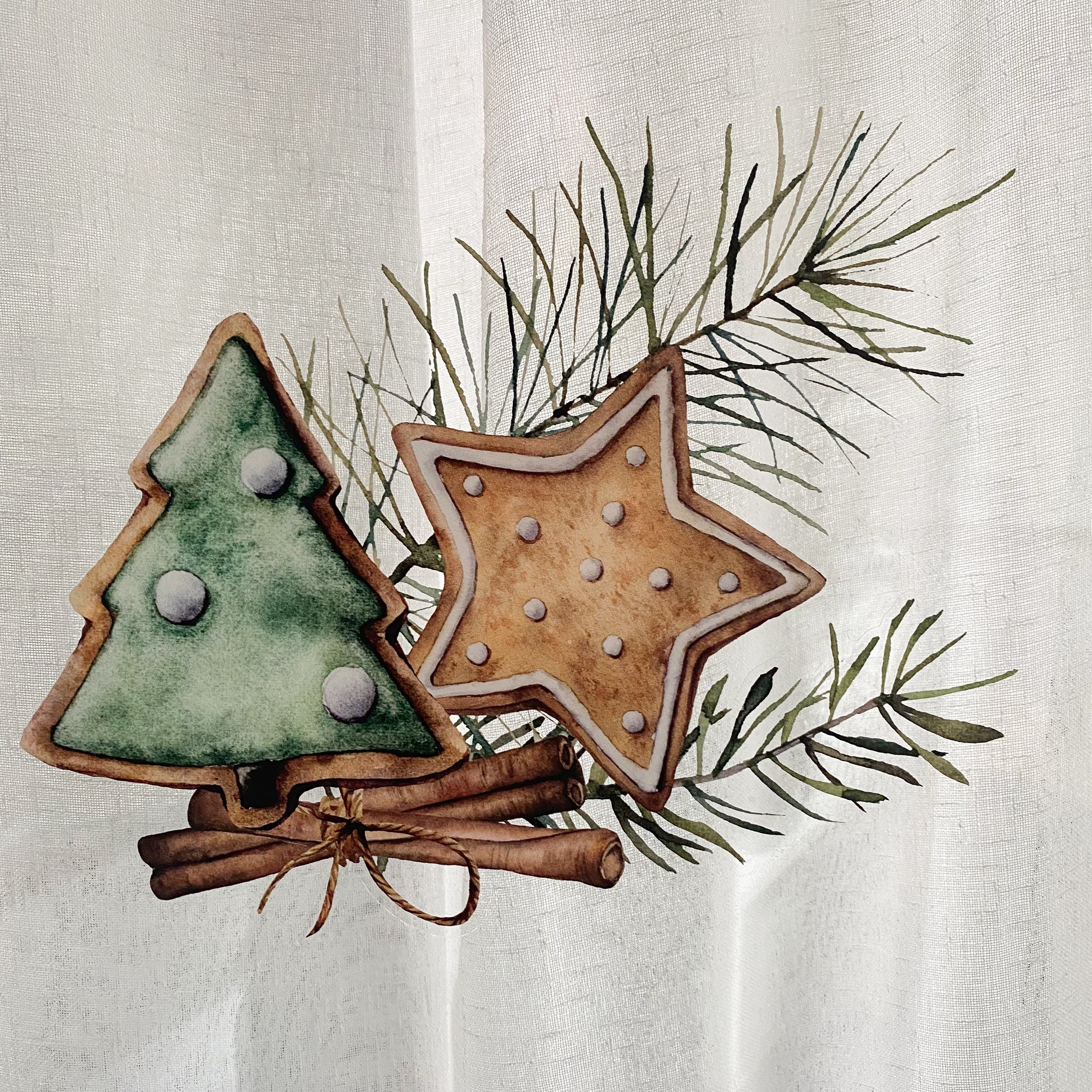 Christmas Cookies Window Decal-4